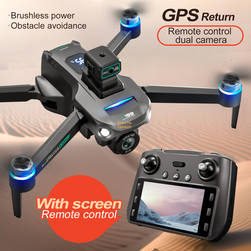 Drone Beacon Light - 8K Doppia Fotocamera 5G WIFI FPV
