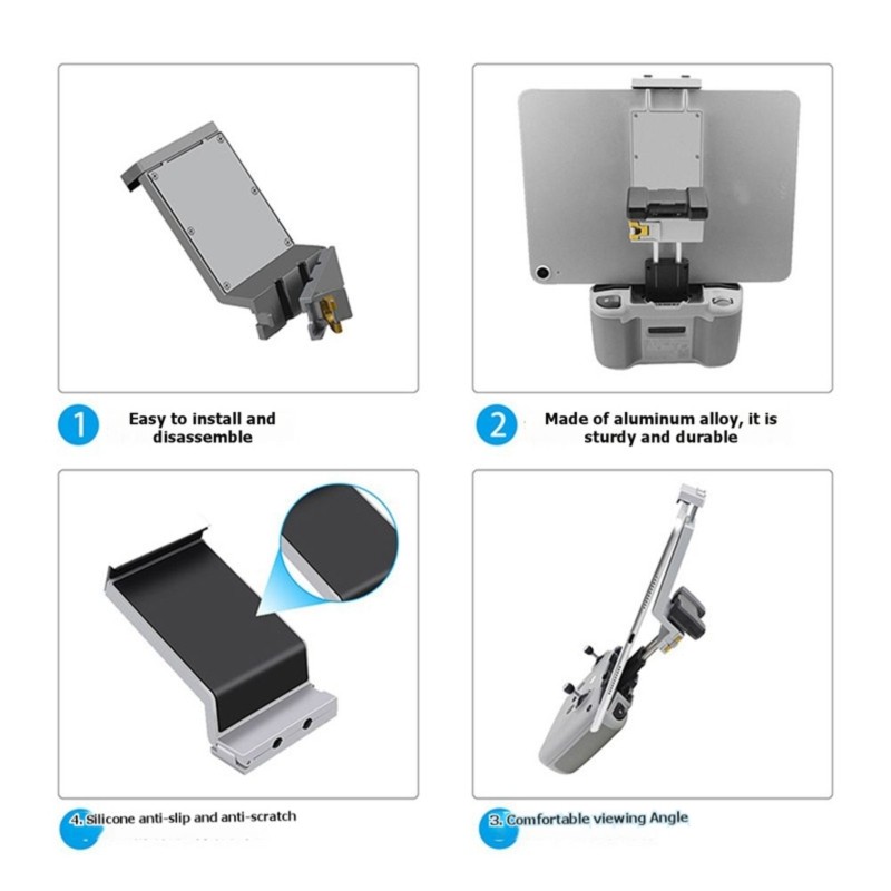 Drone Tablet Mount - Supporto per Telecomando Drone in Lega