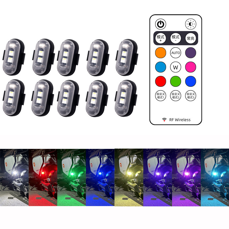 Drone Beacon Light - 10x 4x 8 colori Wireless LED
