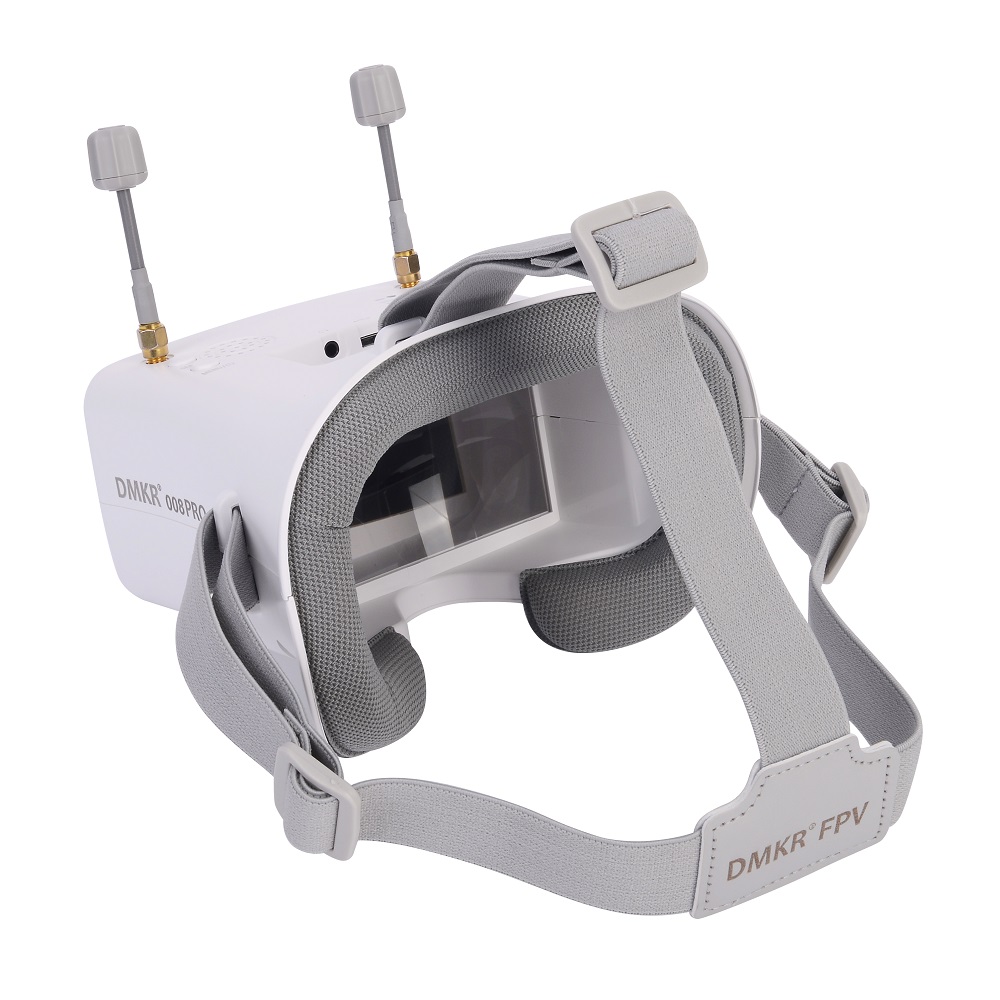 Occhiali FPV 008D PRO Bianchi  - Drone Battery Adapter recensione e prezzo