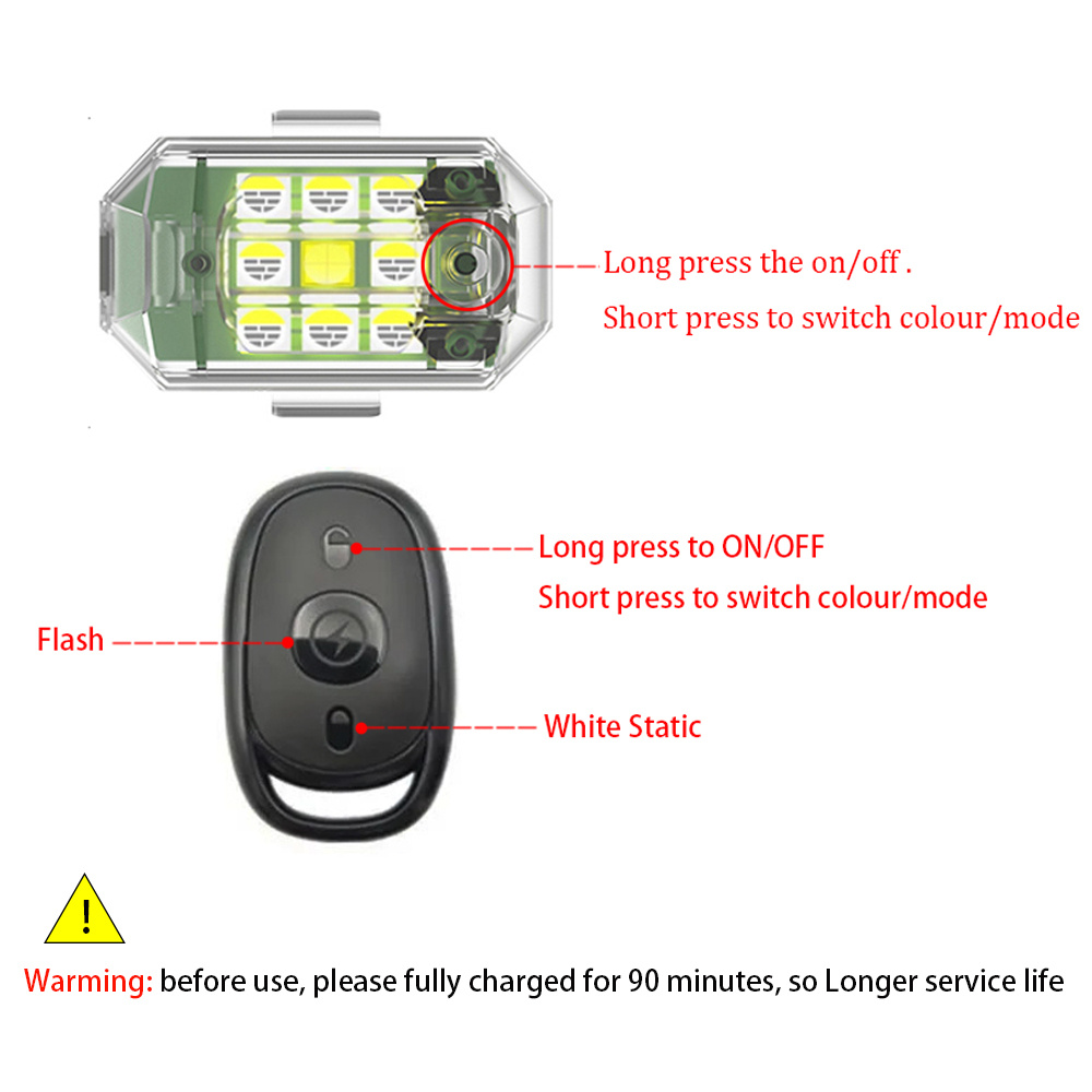2/4 Pezzi Luce Stroboscopica L - Drone Strobe Light recensione e prezzo