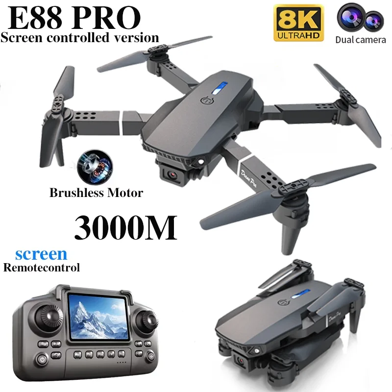 Drone professionale E88 PRO co - Drone Controller Screen recensione e prezzo
