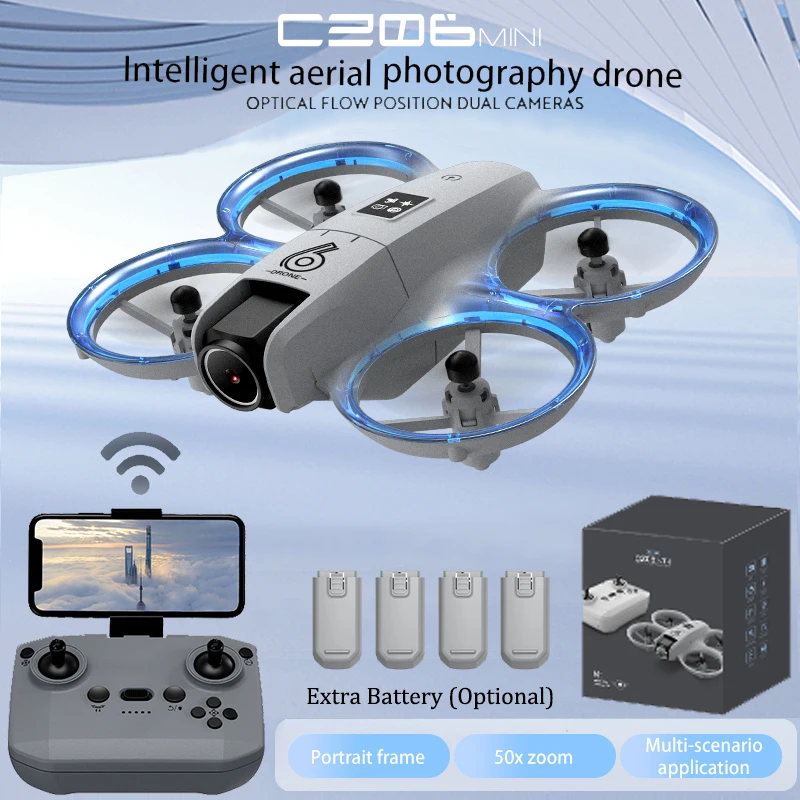 CZ06 Mini RC Quadcopter Drone  - Drone Controller Screen recensione e prezzo