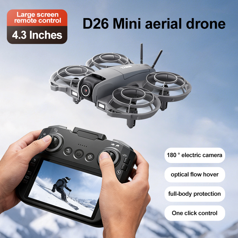 Drone D26 4K HD Aereo 180° °   - Drone Controller Screen recensione e prezzo