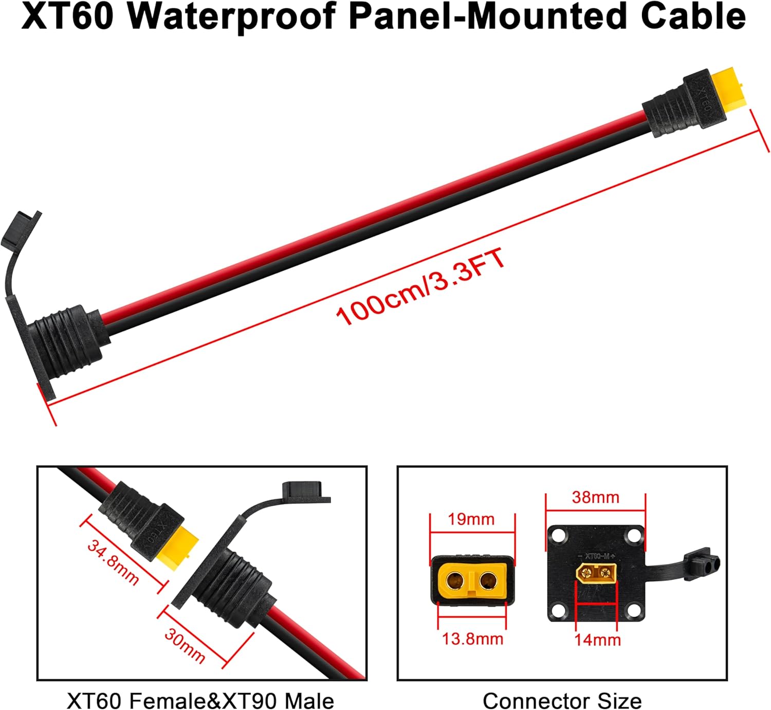 Cavo JMUYTOP 3FT 12AWG XT60 da - Drone Battery Adapter recensione e prezzo