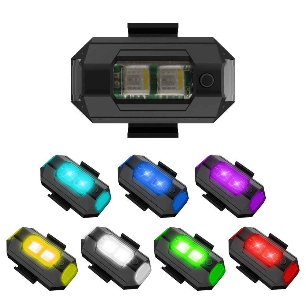 1PC 7 colori Mini USB di ricar - Drone Beacon Light recensione e prezzo